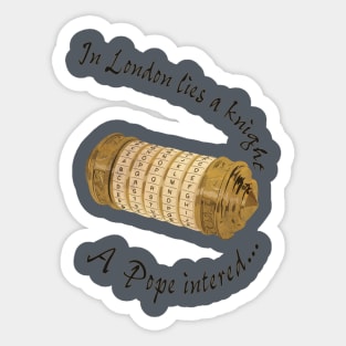 Davincis Cryptex Sticker